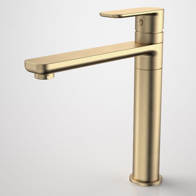 Caroma Luna Sink Mixer Brushed Brass