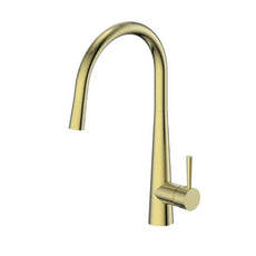 Greens Galiano Pull-Down Sink Mixer Brushed Brass LF175203BB - The Blue Space