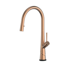 Greens Lustro Kontact Pull-Down Sink Mixer Brushed Copper LF19580254BC - The Blue Space