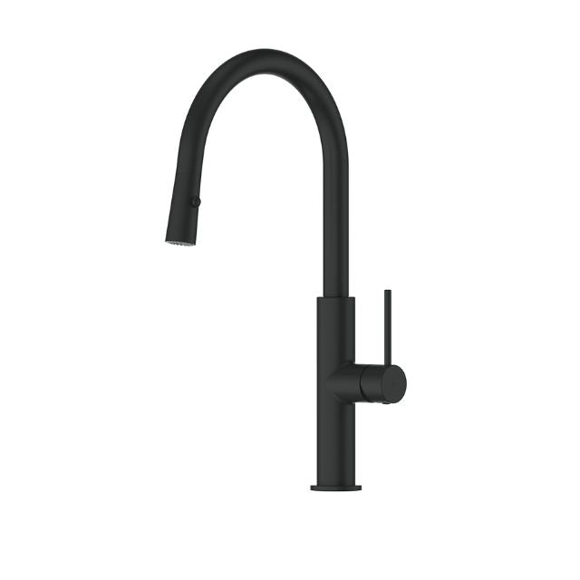 Greens Maci Pull Down Sink Mixer Matte Black LF21202542MB - The Blue Space