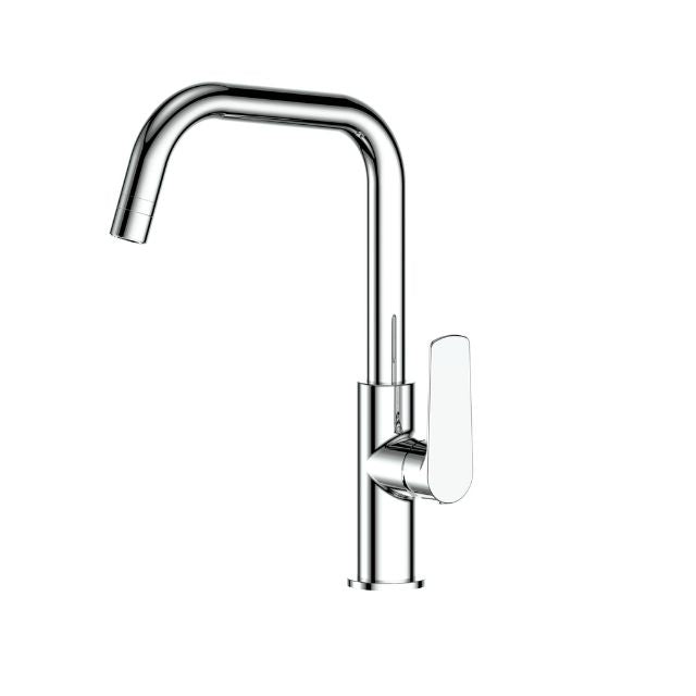 Greens Novi Gooseneck Sink Mixer with Smart Aerator Chrome LF24203540CP - The Blue Space