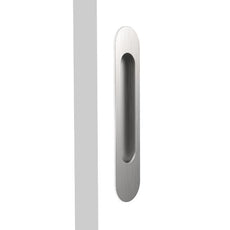 Nidus Mardeco radius flush pull (each) Brushed Nickel BN9002/203 - The Blue Space