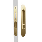 External Nidus Mardeco radius flush pull privacy set 50-55mm Satin Brass BRS9004/Set - The Blue Space