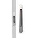 Nidus Mardeco radius flush pull set incl end pull Brushed Nickel BN9008/Set - The Blue Space