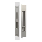 Nidus Mardeco rectangular flush pull privacy set Brushed Nickel BN8004/Set - The Blue Space