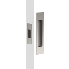 Nidus Mardeco rectangular flush pull set incl end pull Brushed Nickel BN8008/Set - The Blue Space